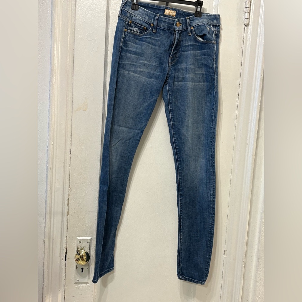 MOTHER the looker Women's Skinny Jeans in Blue